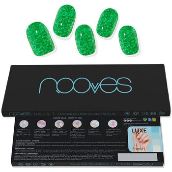Nooves Gel-nagelblätter Jade Glitter Glam glitter Green 20 St 