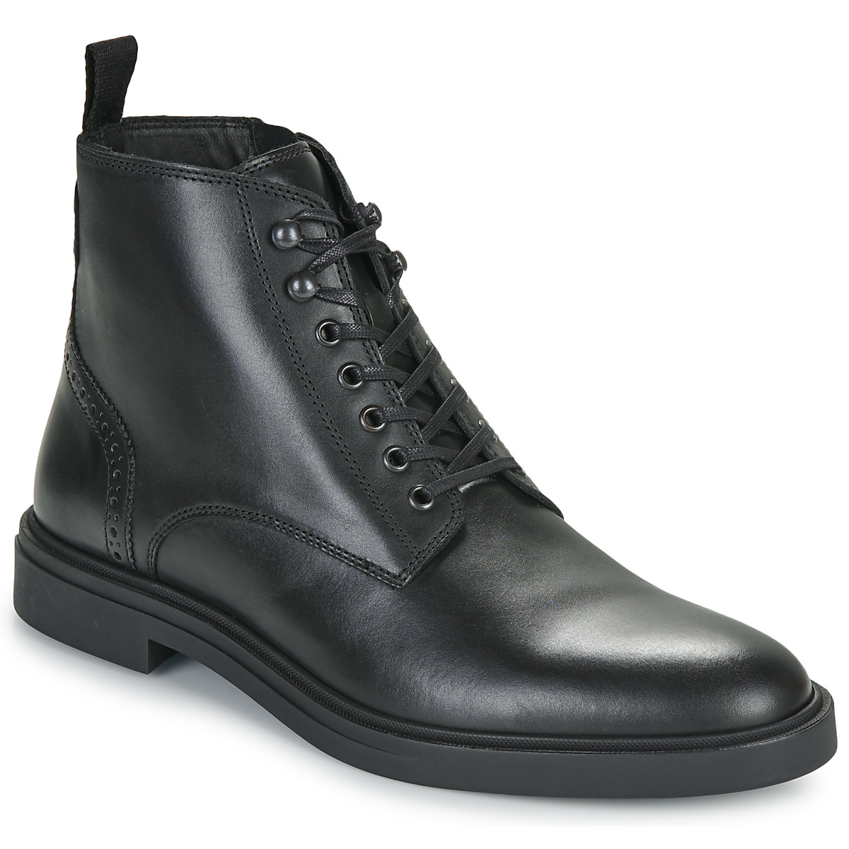 Schuhe Herren Boots BOSS Calev_Halb_brlt Schwarz