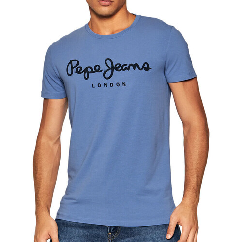 Kleidung Herren T-Shirts & Poloshirts Pepe jeans PM501594 Blau