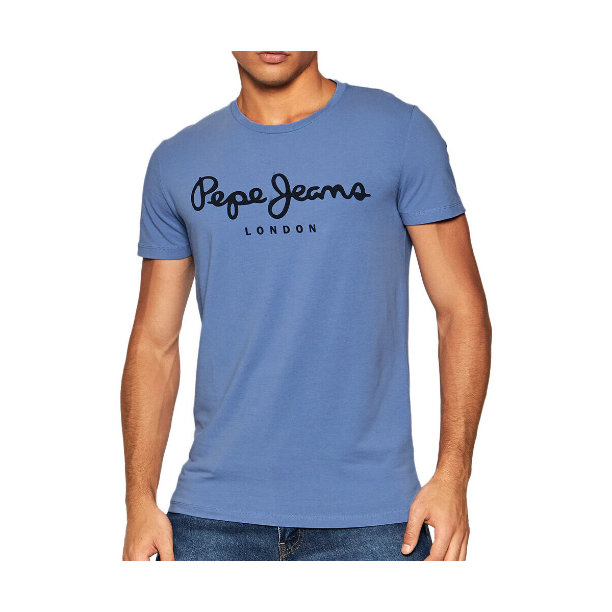 Kleidung Herren T-Shirts & Poloshirts Pepe jeans PM501594 Blau