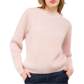 Kleidung Damen Sweatshirts Kontatto Girocollo Punto Pannocchia Rosa