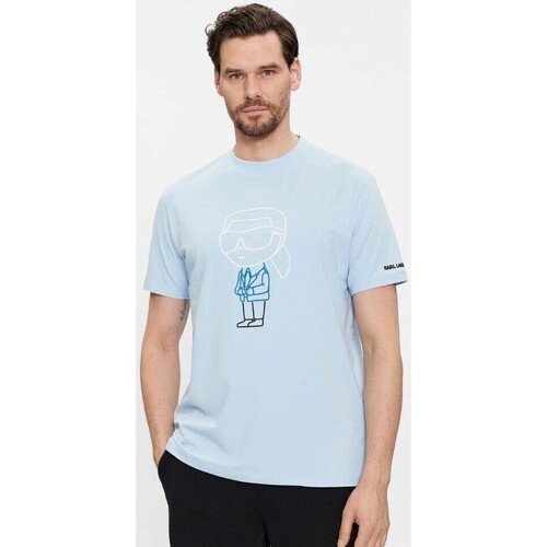 Kleidung Herren T-Shirts Karl Lagerfeld 541221 755401 Blau