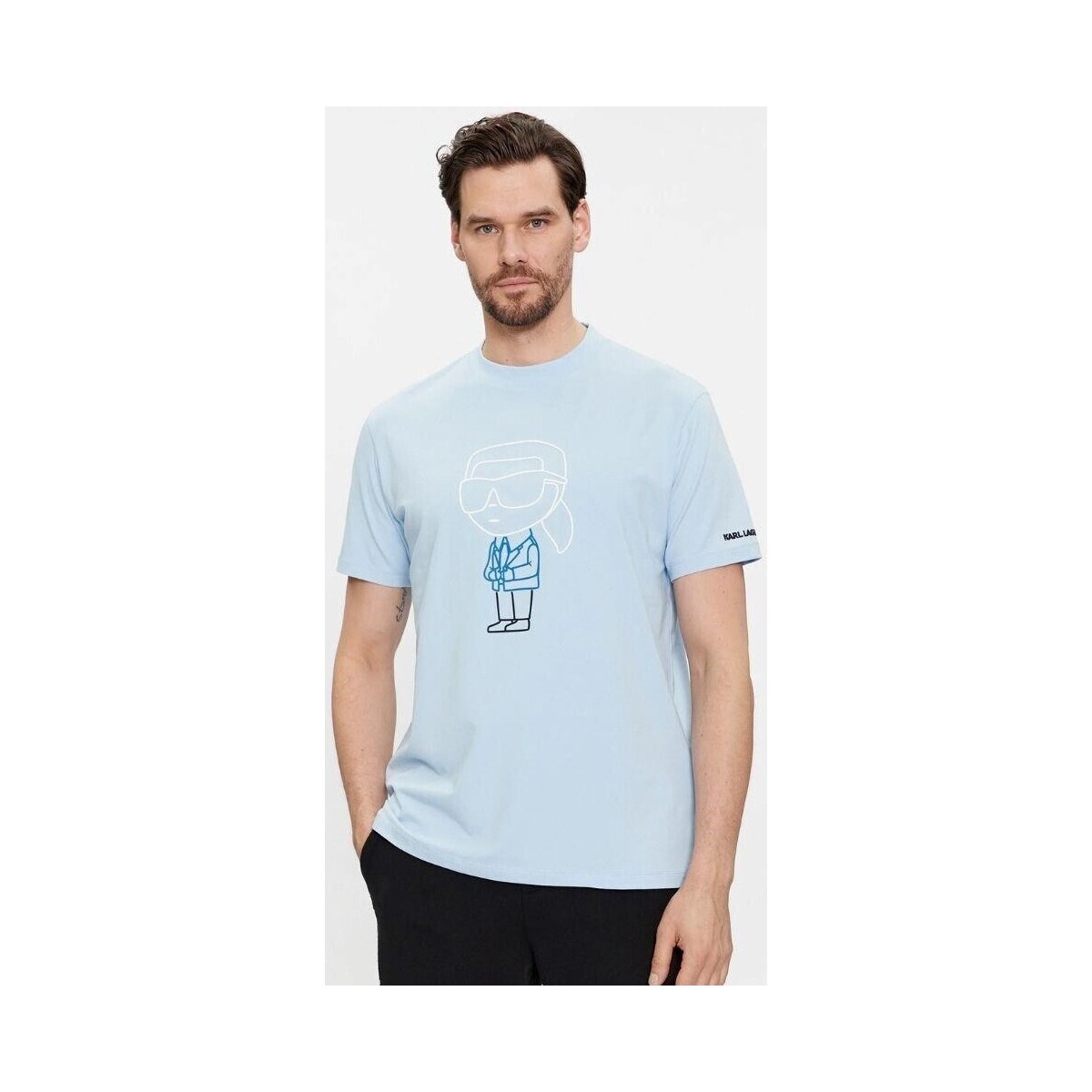 Kleidung Herren T-Shirts Karl Lagerfeld 541221 755401 Blau