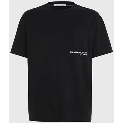 Kleidung Herren T-Shirts Calvin Klein Jeans J30J324652BEH Schwarz