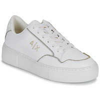 Schuhe Damen Sneaker Low Armani Exchange XDX160 Weiss / Gold