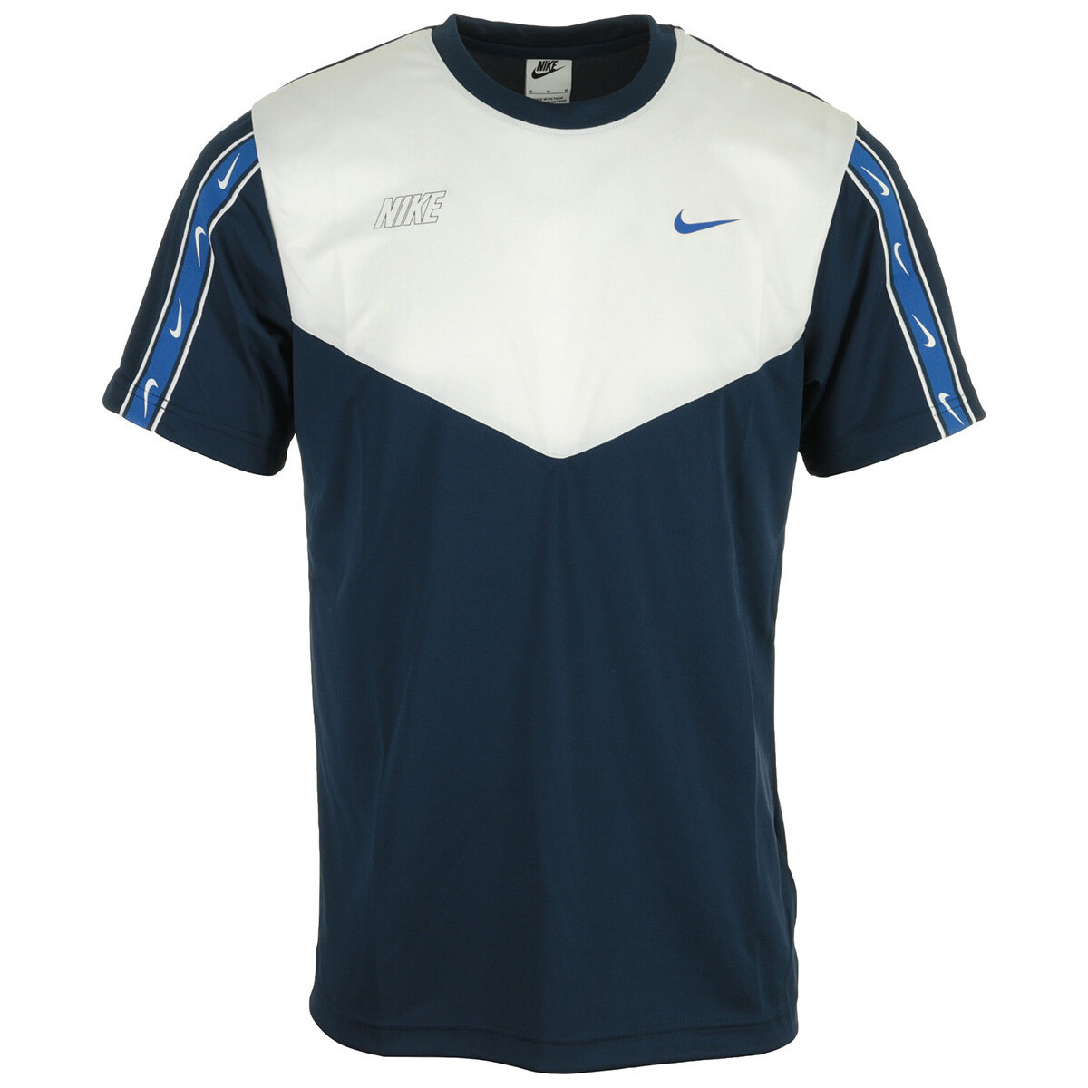 Kleidung Herren T-Shirts Nike Nsw Repeat Swoosh Pk Tee Blau