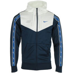 Kleidung Herren Trainingsjacken Nike M Nsw Repeat Sw Pk Fz Hoody Blau