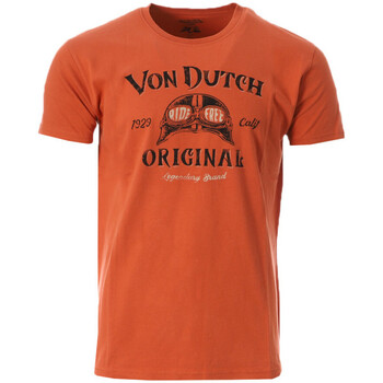 Kleidung Herren T-Shirts Von Dutch VD/1/TRC/GLAS Rot