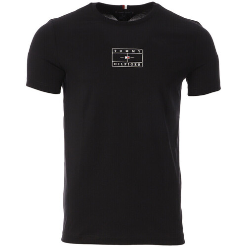 Kleidung Herren T-Shirts & Poloshirts Tommy Hilfiger XM0XM02188BDS Schwarz