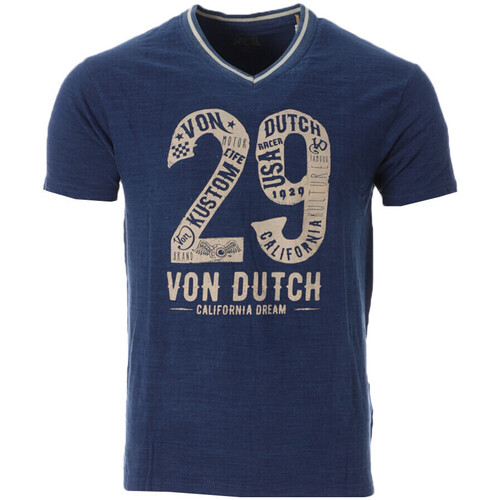 Kleidung Herren T-Shirts Von Dutch VD/TVC/ENGINE Blau