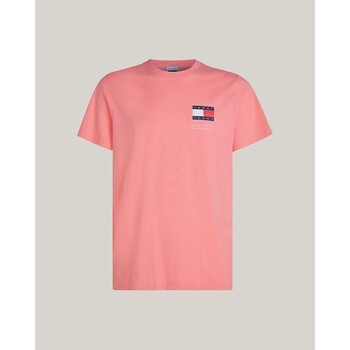 Kleidung Herren T-Shirts Tommy Hilfiger DM0DM18263TIC Rosa