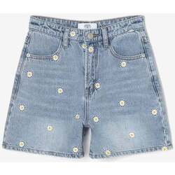 Kleidung Mädchen Shorts / Bermudas Le Temps des Cerises Shorts aus denim CAMGI Blau