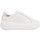 Schuhe Damen Sneaker Twin Set Sneaker Bassa In Pelle Back Bicolore Weiss