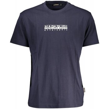 Kleidung Herren T-Shirts Napapijri NP0A4GDR-S-BOX-SS-3 Blau