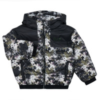 Kleidung Jungen Daunenjacken Emporio Armani EA7 VISIBILITY BOMBER JACKET Schwarz / Camouflage