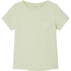 Kleidung Mädchen T-Shirts & Poloshirts Name it Nmfdorthe Ss Top Grün