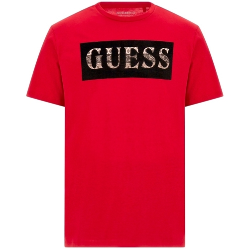 Kleidung Herren T-Shirts Guess Authentic Rot