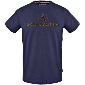 Kleidung Herren T-Shirts Aquascutum T0092385 Blau
