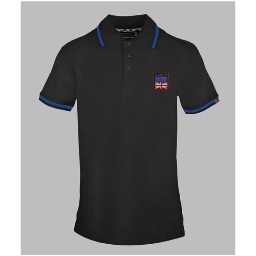 Kleidung Herren T-Shirts & Poloshirts Aquascutum P0112399 Schwarz