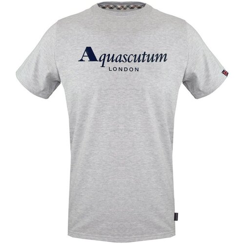 Kleidung Herren T-Shirts Aquascutum T0032378 Grau