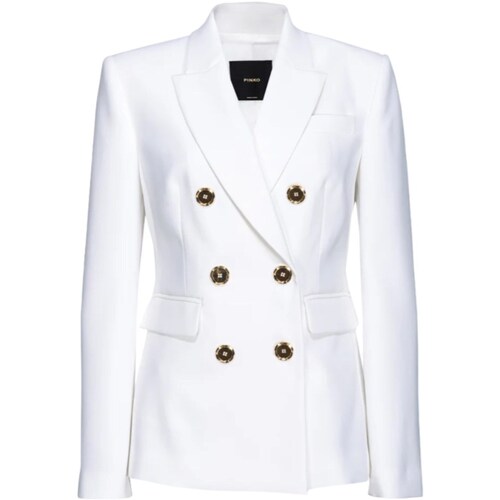 Kleidung Damen Jacken / Blazers Pinko 102859-A14I Weiss