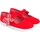 Schuhe Mädchen Multisportschuhe Vulpeques 126-p rote Leinwand für Mädchen Rot