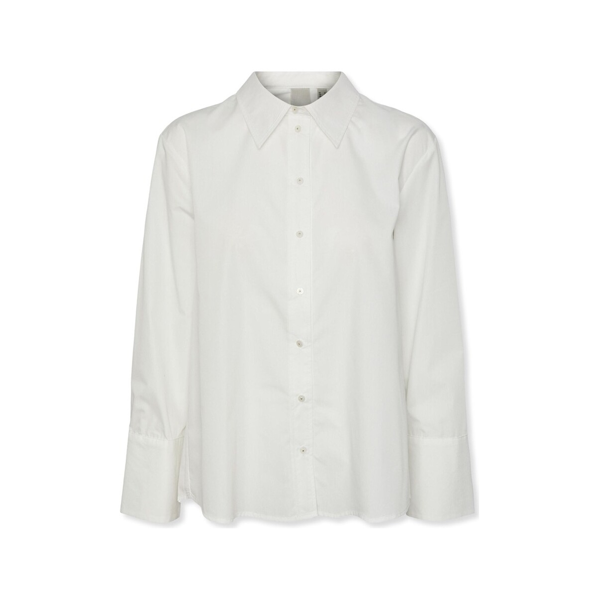 Kleidung Damen Tops / Blusen Y.a.s YAS Roya Shirt L/S - Star White Weiss