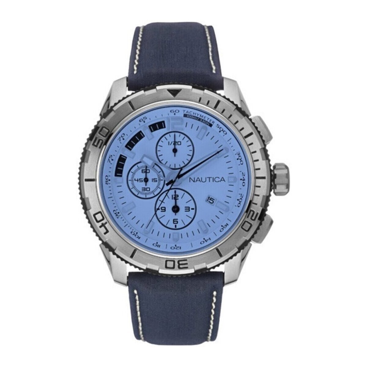 Uhren & Schmuck Herren Armbandühre Nautica NAI19519G Blau