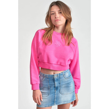 Kleidung Mädchen Sweatshirts Le Temps des Cerises Kapuzen-sweatshirt TYRAGI Rosa
