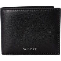Taschen Herren Geldbeutel Gant Bifold-Geldbörse aus Leder Schwarz