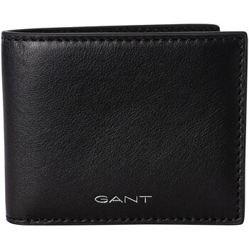 Taschen Herren Geldbeutel Gant Bifold-Geldbörse aus Leder Schwarz