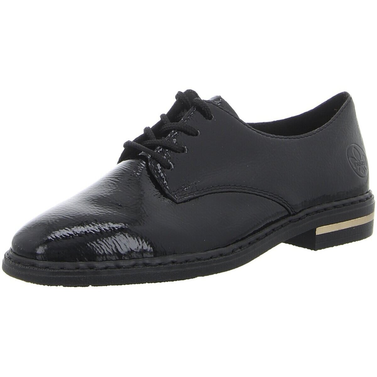 Schuhe Damen Derby-Schuhe & Richelieu Rieker Schnuerschuhe HWK Halbschuhe 50618-00 Schwarz