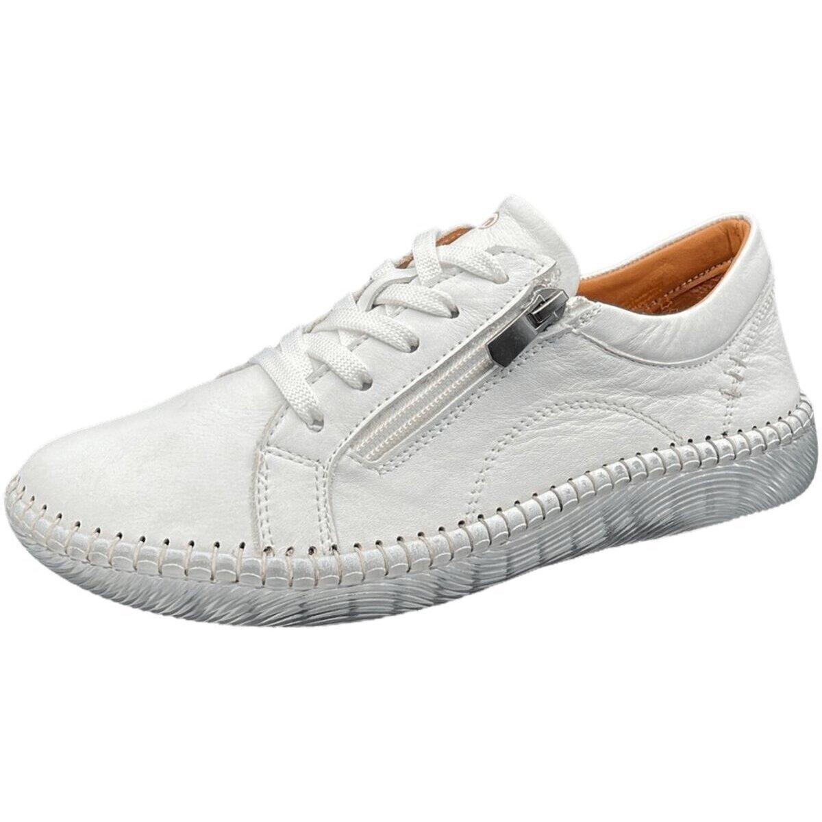 Schuhe Damen Derby-Schuhe & Richelieu Manitu Schnuerschuhe D.-Schnrer 850118-03 Weiss