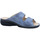 Schuhe Damen Pantoletten / Clogs Finn Comfort Pantoletten Sansibar 2550-705124 Blau