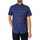 Kleidung Herren Kurzärmelige Hemden Farah Kurzärmliges Drayton-Hemd Blau