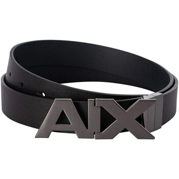 EAX AX-Gürtel mit Plattenschnalle Schwarz
