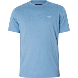 Kleidung Herren T-Shirts Barbour Maßgeschneidertes Essential Sports T-Shirt Blau
