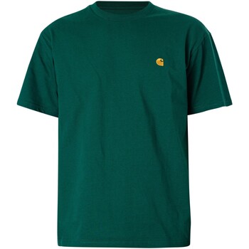 Kleidung Herren T-Shirts Carhartt Verfolgung T-Shirt Grün