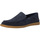 Schuhe Herren Slipper Clarks Clarkbay Step Wildleder-Loafer Blau