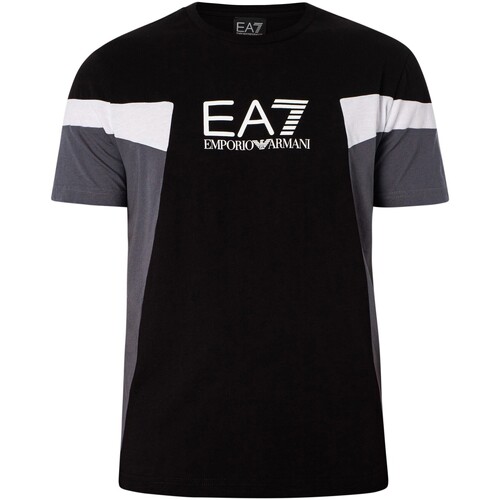 Kleidung Herren T-Shirts Emporio Armani EA7 Grafisches T-Shirt Schwarz