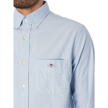 Gant Normales Oxford-Hemd Blau