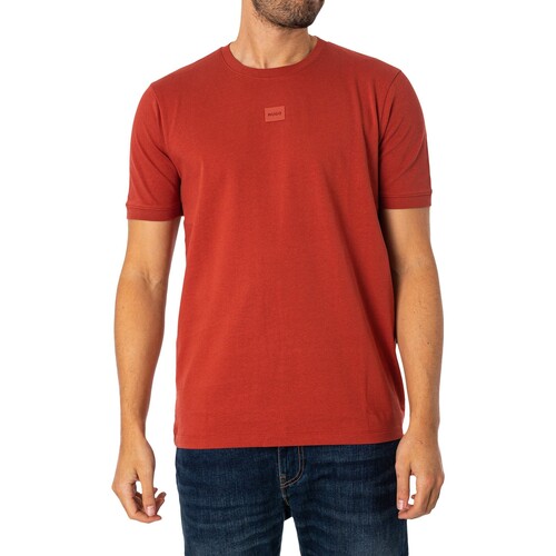 Kleidung Herren T-Shirts BOSS Diragolino-T-Shirt Rot