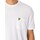 Kleidung Herren T-Shirts Lyle & Scott Schlichtes, entspanntes T-Shirt aus Piqué mit Taschen Weiss