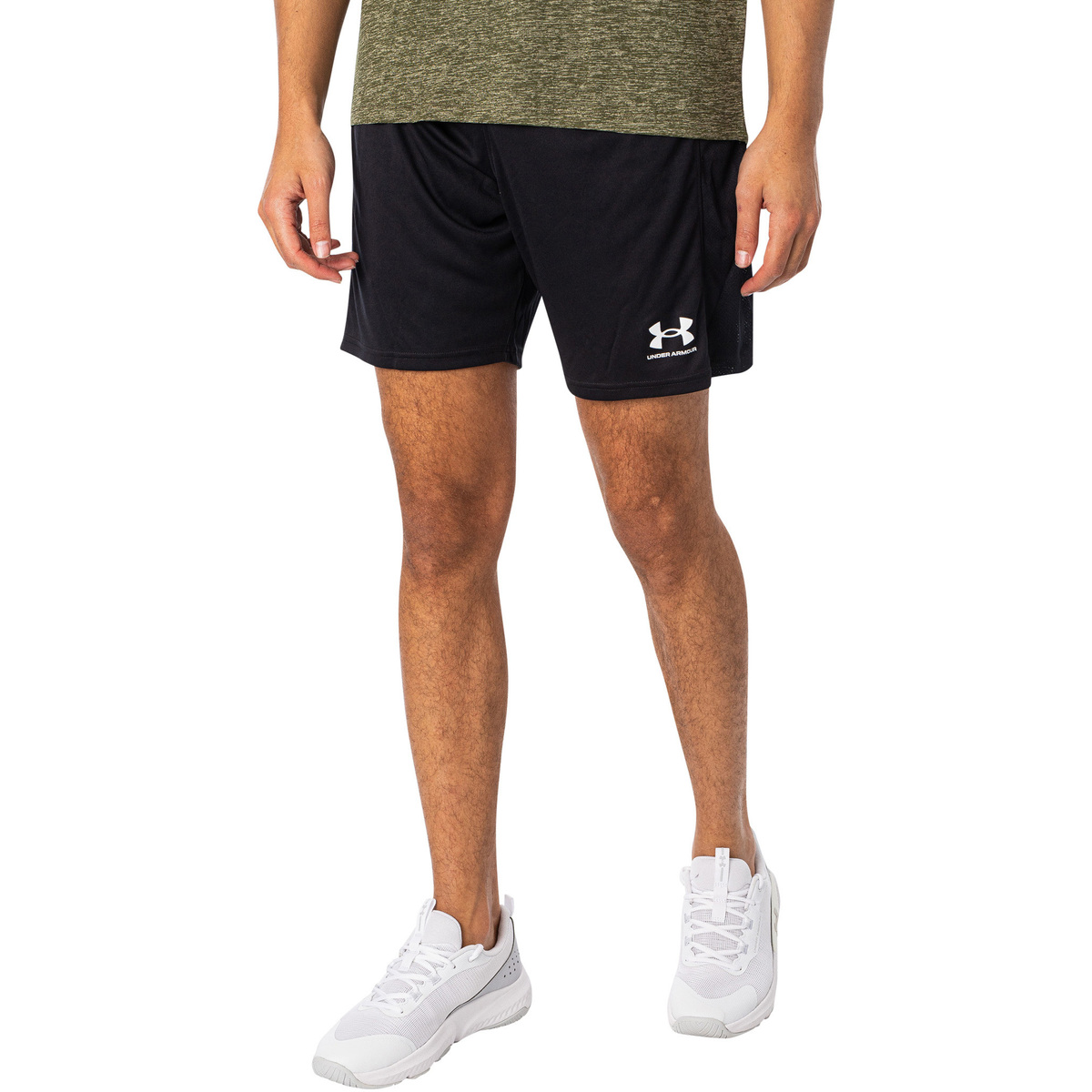 Kleidung Herren Shorts / Bermudas Under Armour Challenger-Strickshorts Schwarz