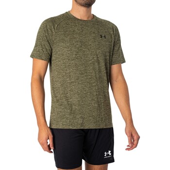 Kleidung Herren T-Shirts Under Armour Tech 2.0 Kurzarm-T-Shirt Grün