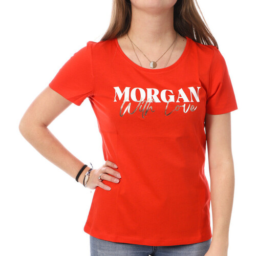 Kleidung Damen T-Shirts & Poloshirts Morgan 241-DUNE Orange