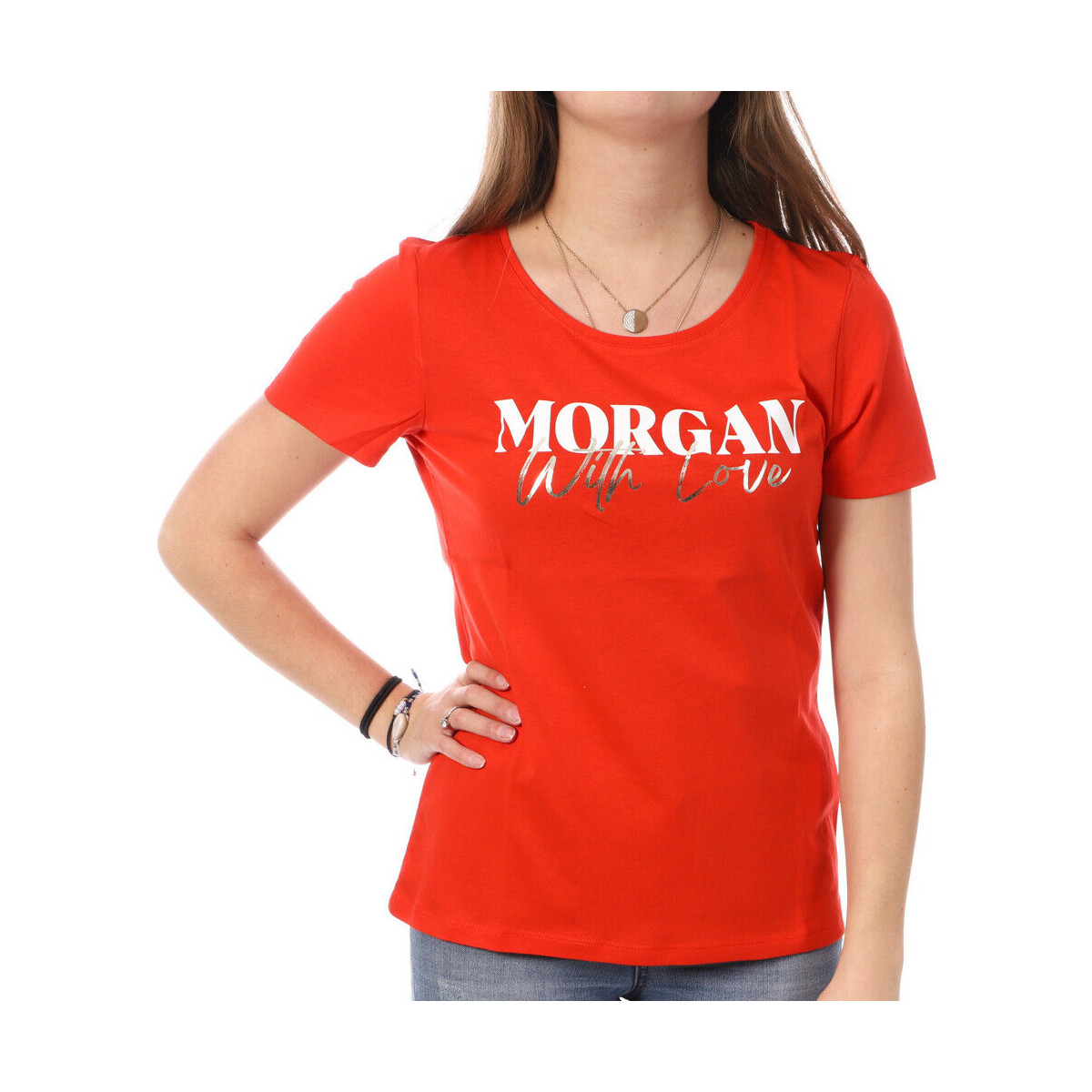 Kleidung Damen T-Shirts & Poloshirts Morgan 241-DUNE Orange