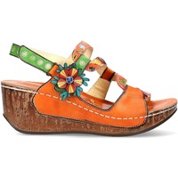 Schuhe Damen Sandalen / Sandaletten Laura Vita DINO 824 Orange