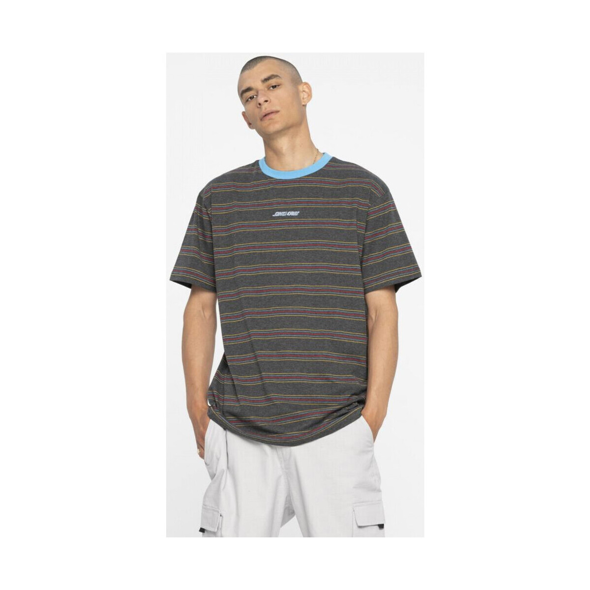 Kleidung Herren T-Shirts & Poloshirts Santa Cruz Classic strip stripe t-shirt Schwarz
