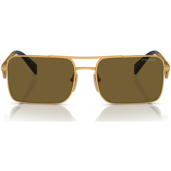 Uhren & Schmuck Sonnenbrillen Prada Sonnenbrille PRA52S 15N01T Gold